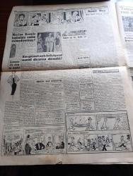 Cumhuriyet Gazetesi - 10 Ekim 1960 - Yassıada'dan İlk Resimler - Soruşturma Henüz Bitmedi Kurulda 2 Bin İş Daha Var - Düşük Cumhurbaşkanı Celal Bayar Yassıada'da Soruşturma Kurulu Karşısında İfade Verirken Fotoğraf - Sabık Başbakan Adnan Menderes Yassıadadaki odasında tıraş edilirken fotoğraf - Sabık Maliye Bakanının Vinileks Şirketi İle Ortaklığı Muazzam Meblağa Dayanıyor - Petrol İşçilerinin Açlık Grevleri Devam Ediyor - İstanbul Erkek Lisesi'nin 76. Yılı Dün Kutlandı - Yeni Basın Kanunu Tasarısı Komitede - Sovyet Elçiliği Tarafından Bastırılan Broşür Toplattırıldı - Köpek Davası Yazan Feridun Ergin Köşe Yazısı - Sabah Şarkısı Yazan Taylor Caldwell Yazı Dizisi - Küba'da Fidel Castro Aleyhtarı İki Lider Yakalandı  -  Marlon Brando Kadınlara Neden Zulmediyormuş - Komiki Şehir Naşit Bey Biyografik Hikaye Yazan Burhan Arpad Yazı Dizisi - Türkiye Yüzme Ve Sutopu 1959 60 Şampiyonu Adana - Toto Tahmin - Beşiktaş 2 Ankaragücü 1 - Galatasaray Sutopu Kalecisi Özcan Tomruk Evlendi