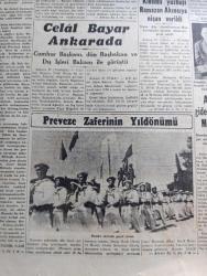 Cumhuriyet Gazetesi - 28 Eylül 1951 - Amerikan Yardımı Yazan Nadir Nadi Başmakale - Kocaeli Bölgesinde Yapılan Askeri Tatbikatı Dün Sona Erdi fotoğraf -  İkinci dünya harbinin tanınmış diplomatı Von Papen Dün Gece istanbula geldi - Petrol İhtilafı Ve Amerika- Celal Bayar Ankara'da - Preveze Zaferinin Yıldönümü Fotoğrafı - Amerika'ya Gidecek Emniyet Müdürlerimiz - Kıdemli yüzbaşı Ramazan Akıncıya nişan verildi - Mahkemeye verilen İtalyan Fabrikatörü Marzotto Gayzotto - Ticani Tarikatı Şeyhi Kemal Pilavoğlu'nun Duruşması Başlandı - Verem Tedavisinin Türkiye'deki Durumu - Rüyalar Evi Yazan Peride Celal Yazı Dizisi - Dönüm Noktası yazan Ömer Sami Coşar - mektep kitapları ateş pahasına yazan Burhan Felek - Milli Futbol Takımımızın Bu Yıl Yapacağı Maçlar - Rumelihisar Gençlik Kulübünün Faaliyeti - Kadın Gazeteci Lil'in Maceraları Çizgi Roman - Boksör Turpin Sugar Robinson İle Tekrar Karşılaşmak İstiyor - 50,000 Liraya Sigorta Edilen Kitab Koleksiyonu - Arı Unları - Ronson Çakmak -
