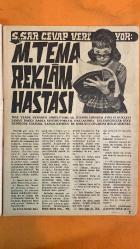 ARTİST SİNEMA, FİLM, TİYATRO, SES, SOSYETE MAGAZİN MECMUASI DERGİSİ - 20 AĞUSTOS 1963 SAYI: 161 TÜRKAN ŞORAY - SUPHİ KANER - SUNA PEKUYSAL - SEMRA SAR - MUZAFFER TEMA - YILDIZ KAFKAS - YILDIZ KAFKAS - Z. KARADENİZ - A. KARAKURT - VECDİ BURUN - F. KANDEMİR - YÜCEL ÖZTURAN - LEON SASON - SADE DOĞAN - ATANUR OĞUZ - ÖZKAN KERİM - ÇETİN ENER - BİRSEN KAYA - MÜFİT GARİBOĞLU - AGAH ÖZGÜÇ - HÜROL BİLAL - SAYIL EMAN - OSMAN ÖZCAN - AHMET BOZKURT - NİHAT ÜSTÜN - NAIL YURDAKUL - GÖKSEL ARSOY - AYHAN IŞIK - SEYHAN ERTUNG - ÖZTÜRK SERENGİL - TAMER YİĞİT - SALİH TOZAN - MUHTEREM NUR - PARLA ŞENOL - GÜLİSTAN GÜZEY - AYDIN DEMİR - SAMİM MERİÇ - ALİYE RONA - MUALLÂ KAVUR - TAM TAKIM - 36 SAYFA