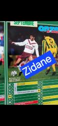FUTBOL TAKVİMİ 1993 1994 FRANSA ONZE DERGİSİ ZİDANE BARESİ MİLAN MARSİLYA ALMANYA NOSTALJİ