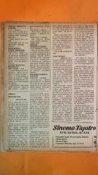 ARTİST SİNEMA, FİLM, TİYATRO, SES, SOSYETE MAGAZİN MECMUASI DERGİSİ - 13 ŞUBAT 1962 SAYI: 82 ÇOLPAN İLHAN - AYHAN IŞIK - NERİMAN KÖKSAL - ESREF EKİCİGİL - YÜCEL KÖKSAL - RECEP EKİCİGİL - VECDİ BURUN - P. KANDEMİR - SADETTİN DOĞAN - YÜCEL ÖZTURAN - ZERİA KARADENİZ - ALTAN KARAKURT - ORHAN KUYUCAKLI - GALİP ÖRGE - VECDİ BENDERLİ - COŞKUN ÖZER - NECMİ ONUR - BAHA GELENBEVİ - TUNCA AKSOY - LEON SASON - YAŞAR ÖZEN - MÜFİT GARİBOĞLU - NAIL YURDAKUL - SAYIL EMAN - OSMAN ÖZCAN - YÜCEL KÖKSAL - SÜHA DOĞAN - ALAETTİN YAVAŞÇA - EFGAN EFEKAN - TÜRKAN ŞORAY - LEYLA SAYAR - HÜSEYİN BARADAN - ATIF KAPTAN - SALİH TOZAN - SEMİH SEZERLİ - ŞAKİR ARSEVEN - İHSAN DEVRİM - YAVUZ CENER - DURSUNE ŞİRİN - MUAMMER GÖZALAN - ÖZDEMİR HAN - ANDRE HUNEBELLE - JEAN MARAIS - ROSSANA SCHIAFFINO - JEAN LOUIS BARRAULT - GÖKSEL ARSOY - GÖNÜL BEYHAN - KADİR SAVUN - AHMET MEKİN - MUHTEREM NUR - IŞIN KAAN - BELGİN DORUK - BEDRİ ÖZDEMİR - ÖZCAN TEKGÜL - ENVER KURÇ - CEMAL GÜVEL - ŞEVKET TEMEL - NAZIM A - TAM TAKIM - 38 SAYFA