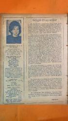 ARTİST SİNEMA, FİLM, TİYATRO, SES, SOSYETE MAGAZİN MECMUASI DERGİSİ - 13 ŞUBAT 1962 SAYI: 82 ÇOLPAN İLHAN - AYHAN IŞIK - NERİMAN KÖKSAL - ESREF EKİCİGİL - YÜCEL KÖKSAL - RECEP EKİCİGİL - VECDİ BURUN - P. KANDEMİR - SADETTİN DOĞAN - YÜCEL ÖZTURAN - ZERİA KARADENİZ - ALTAN KARAKURT - ORHAN KUYUCAKLI - GALİP ÖRGE - VECDİ BENDERLİ - COŞKUN ÖZER - NECMİ ONUR - BAHA GELENBEVİ - TUNCA AKSOY - LEON SASON - YAŞAR ÖZEN - MÜFİT GARİBOĞLU - NAIL YURDAKUL - SAYIL EMAN - OSMAN ÖZCAN - YÜCEL KÖKSAL - SÜHA DOĞAN - ALAETTİN YAVAŞÇA - EFGAN EFEKAN - TÜRKAN ŞORAY - LEYLA SAYAR - HÜSEYİN BARADAN - ATIF KAPTAN - SALİH TOZAN - SEMİH SEZERLİ - ŞAKİR ARSEVEN - İHSAN DEVRİM - YAVUZ CENER - DURSUNE ŞİRİN - MUAMMER GÖZALAN - ÖZDEMİR HAN - ANDRE HUNEBELLE - JEAN MARAIS - ROSSANA SCHIAFFINO - JEAN LOUIS BARRAULT - GÖKSEL ARSOY - GÖNÜL BEYHAN - KADİR SAVUN - AHMET MEKİN - MUHTEREM NUR - IŞIN KAAN - BELGİN DORUK - BEDRİ ÖZDEMİR - ÖZCAN TEKGÜL - ENVER KURÇ - CEMAL GÜVEL - ŞEVKET TEMEL - NAZIM A - TAM TAKIM - 38 SAYFA
