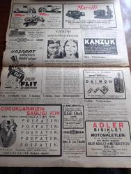 Cumhuriyet Gazetesi - 12 Temmuz 1939 - Basın Birliği Kongresi münasebetiyle matbuat yazan Nadir Nadi Başmakale - Akdeniz'de Vaziyet İtalya 12 adada büyük askeri hazırlık yapıyor - Nafia vekili Ali Fuat Cebesoy bu sabah Zonguldak'a gidiyor - Hatay'ın Kurtuluş bayramı'na hazırlık - Paris elçimiz Suat Davaz  Berlin elçimiz Hamdi Arpağ ve Moskova elçimiz Zekai Apaydın fotoğraf - adliyede 33.581 liralık bir suistimal davası - Bulgaristan başvekili Köseivanof'un belgrad'ta yaptığı müzakereler - Mahfiruz Sultan Yazan Kadircan Kaflı Yazı Dizisi - CHP parti müfettişi Tevfik Fikret Sılay dün Haydarpaşa garından çıkarken fotoğraf - işte insan yazan Peyami Safa - Nazi Kongresi eylülde toplanacak - Mareşal Fevzi Çakmak Muğla'da - küçük hikaye saatim  Mark Twain'den - hollywood'daki maskeli haydut'un akıbeti - Ermeni komitacıları hala sergüzeşt peşinde geziyor - Tarzan'ın Oğlu filmi fotoğraf - 35 er puanı olan Galatasaray ile Demirspor takımlarından hangisinin şampiyon olacağı üzerine verilen karar