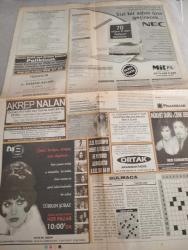 Kültür Sanat Gazetesi-Metin Şentürk-Birol Güven-Mazhar Fuat Özkan-Feridun Düzağaç-kadın kadına hamam-şaşkın aşklar-Sadri Alışık tiyatrosu-Ali Poyrazoğlu tiyatrosu-Kerem Alışık-komik para-düşler tutkular ve suçlar-sevimli oyuncaklar-Metin Coşkun-nükhet Nalan-Ali Sayar-grup mozaik-Türkan Şoray-sayfa sayısı ikidir