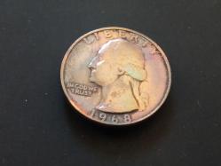 USA  ¼ DOLLAR 1968