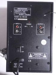 Nicktech HS-33 2+1 11W Hoparlör Ses sistemi (FM Radyolu , Sorunsuz, ikinci El)