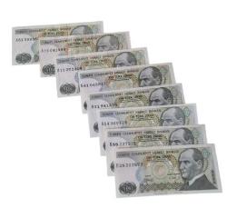 7.EMİSYON 8 ADET 10 LİRA ÇİL/ÇA/ÇÇT