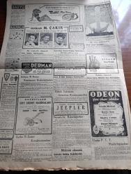 Cumhuriyet Gazetesi - 12 Temmuz 1948 - Berlin çıkmazından çıkmak nasıl mümkün olacak Cumhuriyet Başmakale - Demokrat Parti'nin son toplantısında İzmir delegelerinin terzi - Adnan Menderes Fuat Köprülü ve Fevzi Lütfi Karaosmanoğlu haklarında yapılan neşriyata cevap verdiler - Ankara'da yapılan Türk Amerikan görüşmelerine Amerika Büyükelçisi Wilson General Brid General Hoag Ve Amiral Settle katıldılar - Berline dair sovyetlerin cevabı belli oldu - bir büyük devlet Araplara silah veriyor - İtalyanlar Fenerbahçe'yi 2-1 yendiler fotoğraf - olimpiyatlarda atletizmi kimler kazanabilecek - Emirgan korusu'na halkın girmesi yasak - ölümünün yıl dönümünde Mimar Kemalettin'i anarken yazan yüksek Mimar Sedat Çetintaş  - vuslat yine mi yaza Burhan Felek - geçen yıla ait keşifler yazan Rıdvan Tezel - gazetecilik okulu yazan profesör Hasan Refik Ertuğ - Zehra Bilir Perihan Altındağ Sözeri ve Müzeyyen Senar Işıl Yenikapı M. Çakır Gazinosunda - bugünkü radyo programı - Odeon yeni çıkan plaklar