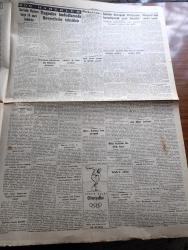 Cumhuriyet Gazetesi - 27 Temmuz 1948 - bu kervan yazan Nadir Nadi Başmakale - Berlin'de Ruslara karşı ilk zecri tedbirler - Berlin havaalanında bir İngiliz nakliye uçağının getirdiği gıda maddeleri boşaltılıyor fotoğraf - Yugoslav hudutlarında sovyetlerin tahşidatı - millet partisi'nin dün aldığı karar - Millet Partisi kurucularının Dün evinde ve başkanlığında toplandıkları Mareşal Fevzi Çakmak fotoğraf - olimpiyat yazısı müsabakası birincisi Jale Günay Londra'da - Yahudiler iki kısma ayrıldılar - Türk dostu bir Amerikalı damon yurduna döndü fotoğraf - Atatürk ve İsmet İnönü'nün heykelleri Çankaya köşkü ve mudanya'ya dikilecek - olimpiyat futbol maçları başladı - Milli takım Çin ile karşılaşacak - Hamiyet Yüceses Mustafa Çağlar ve Mualla Gökçay Karagümrük çiçek sinema bahçesinde - Ankara dil ve tarih coğrafya fakültesine indirilen darbe Yazan Uluğ İğdemir - doğan güneş mecmuasının sahibi Mahmut Cevdet Sezer tevkif edildi - Beş şehrimiz yakında otomatik telefona kavuşacak