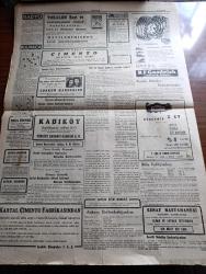 Cumhuriyet Gazetesi - 27 Temmuz 1948 - bu kervan yazan Nadir Nadi Başmakale - Berlin'de Ruslara karşı ilk zecri tedbirler - Berlin havaalanında bir İngiliz nakliye uçağının getirdiği gıda maddeleri boşaltılıyor fotoğraf - Yugoslav hudutlarında sovyetlerin tahşidatı - millet partisi'nin dün aldığı karar - Millet Partisi kurucularının Dün evinde ve başkanlığında toplandıkları Mareşal Fevzi Çakmak fotoğraf - olimpiyat yazısı müsabakası birincisi Jale Günay Londra'da - Yahudiler iki kısma ayrıldılar - Türk dostu bir Amerikalı damon yurduna döndü fotoğraf - Atatürk ve İsmet İnönü'nün heykelleri Çankaya köşkü ve mudanya'ya dikilecek - olimpiyat futbol maçları başladı - Milli takım Çin ile karşılaşacak - Hamiyet Yüceses Mustafa Çağlar ve Mualla Gökçay Karagümrük çiçek sinema bahçesinde - Ankara dil ve tarih coğrafya fakültesine indirilen darbe Yazan Uluğ İğdemir - doğan güneş mecmuasının sahibi Mahmut Cevdet Sezer tevkif edildi - Beş şehrimiz yakında otomatik telefona kavuşacak