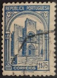 +++  PORTEKİZ MİMARİ , COIMBRA KATEDRALİ      1935   - DAMGALI