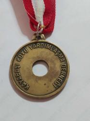 Madalya - Madalyon - Kayabaşı Köyü Yardımlaşma Derneği Hatıra Madalyon 1947/1951 1 Kuruş Formunda.