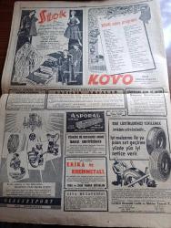 Cumhuriyet Gazetesi - 19 Ağustos 1955 - iktisadi emniyet yazan Feridun Ergin Başmakale - hükümetçe alınacağı iddia edilen tedbirler - CHP'nin Samsun kongresi yapıldı - dünkü yağmur esnasında bankalar caddesi fotoğraf - CHP Fuat köprülü'ye cevap vermek için toplantı yapıyor - Suriye'nin yeni cumhurbaşkanı Şükrü El Kuvvetli - Celal Bayar ve Irak Kralı çeşme'de - Son Hıçkırık yazan Kerime Nadir Yazı Dizisi - dev anasıyla keloğlan yazan Va Nü - Dünya Bankası'nın çıkardığı güçlük - Kore'de kızıllar Bir Amerikan uçağını düşürdüler - neden İstanbul değil de Constantinople - bugünkü radyo programı - churchill'in gölgesi yazan W. H. Thompson yazı dizisi - Haldun Dormen tiyatrosu - bugüne kadar yapılan filmlerin En pahalısı Büyük İskender - İstanbul enternasyonal tenis turnuvası bugün başlıyor - Fenerbahçe basketbolcuları yugoslavya'ya gidiyor - Vefa ilk hazırlık maçını Yavuz Sultan Selim ile yapacak - Lale Oraloğlu puro tuvalet sabunu kullanıyor - Kovo Satış Programı - Papa Eftim'den telgraf