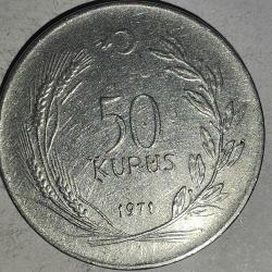 TÜRKİYE 1971  50  KURUŞ