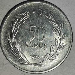 TÜRKİYE 1972    50  KURUŞ