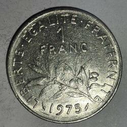 FRANSA  1975   1 FRANK