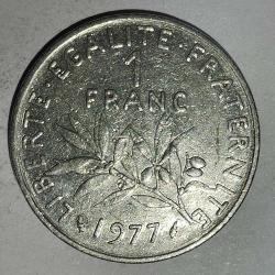 FRANSA  1977   1 FRANK