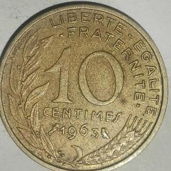 FRANSA   1963   10 CENTIMES
