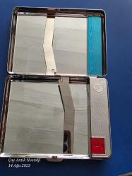 Avrupa pilli rezistanslı metal Tabaka kutusunda pili yoktur
