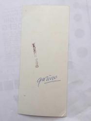 FERİ CANSEL'İN ORİJİNAL FOTOĞRAFI - 17 x 7,5 cm EBADINDA - FERİ CANSEL SİYAH ŞIK ELBİSESİYLE AYAKTA POZ VERİRKEN ÇEKİLMİŞ BR KARE