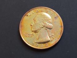 USA QUARTER DOLLAR 1988 - P