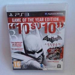 PS3 Oyun, Batman arkham city game of the year edition. Orijinal. Kitapçık mevcut. Cd Tertemiz koleksiyonluk