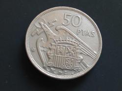 İSPANYA; 50 PESETAS  1957 - *71 -1971