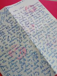 PARİS - MÜNİH ARASINDA BİR AŞK HİKAYESİ; MEKTUP PARİS ÇIKIŞLI ZARF