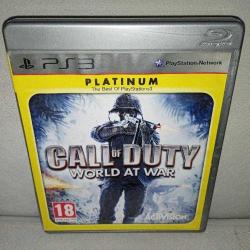 Ps3 oyun call of duty world at war. orijinal