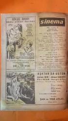 SİNEMA DERGİSİ - SAYI: 52 - 8 KASIM 1961 - GÖKSEL ARSOY - NİLÜFER AYDAN - PERİ HAN - ÖZTÜRK SERENGİL - SAZİYE MORAL - MUMTAZ ENER - NUBAR TERZİYAN - OSMAN F. SEDEN - K. İLİADİS - AYHAN IŞIK - AHMET MEKİN - SERPİL GÜL - ATIF KAPTAN - HULUSİ KENTMEN - PARİ HAN - BİRSEN MENEKŞELİ - GÖNÜL YAZAR - TÜRKAN ŞORAY - AYDIN ARAKON - PERVİN PAR - AVNİ DİLLİGİL - HAYRİ ESEN - YAVUZ CENER - SEVİM ÇAĞATAY - ŞADAN KAMİL - HÜSNÜ CANTÜRK - EŞREF KOLÇAK - ÖZTÜRK SERENGİL - SUZAN AVCI - METİN ERSOY - MUZAFFER TEMA - AYTEN ÇANKAYA - LEYLA SAYAR - SEZER SEZİN - KENAN ARTUN - SEMİH SEZERLİ - AYTEN SEZERLİ - NEBAHAT ÇEHRE - NUSRET BİRSEL - YUVAKİM FILMERIDIS - M. VASIL - MURAT KÖSEOĞLU - SUZAN YAKAR - ADNAN ŞENSES - TURHAN BOZKURT - REBİF YURDATAP - TOLUN AY - KUDRET YÜKSEL - TURAN AKSOY - YÜCEL HEKİMOĞLU - ARİF ÖZCAN - AGAH ÖZGÜÇ - GÜNGÖR ÖZSOY - ORHAN ÖZTÜRK - VECDİ UYGUN - FAZIL DURUKAN - ISMET ATALAY - GÜVEN KUYUMLU - ORAL ORHON - NEZİH DUNDAR - TAM TAKIM - 32 SAYFA