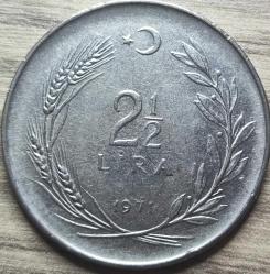 1971 Tedavül 2.5 Lira