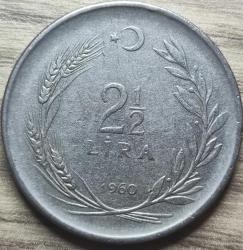 1960 Tedavül 2.5 Lira