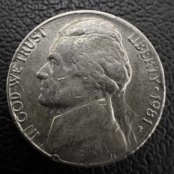 ABD 5 Cent, 1981 P Amerika