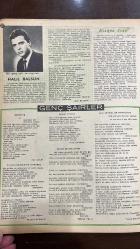 YELPAZE RESİMLİ SALON MERMUASI DERGİSİ - SAYI : 734 - 6 TEMMUZ 1966 -   RICA DIALLINO - CHARLES DE TEMPLE - SEVİN ZORLU YENER - ERDEN YENER - ASLAN YENER - LÂLE MİMAROĞLU - HAKKI DERMAN - YAVUZ DERMAN - ESRA DERMAN - NACİ BEY - CEMAL HÜSNÜ BEY - FAZIL AKSU - NİLÜFER KARAMAN - OYA KAYNAR - MEHMET EDES - FİLİZ BORAK - MIA HAMA - AKIKO WAKABAYASHI - JERRY LEWIS - MARY ANN MOBLEY - MAURIZIO ARENA - HÉLÈNE REMY - ARNOLDO FOA - TINA DE MOLA - GUIDO - BASTIEN CHARDONET - DANIELLE - PASCAL - PAULO - MINE GÜLCÜOĞLU  AMAN ISLANMASIN - SAVAŞ ÇOCUKLARI - YOU ONLY LIVE TWICE - THREE ON A COUCH - ZADER VOLCULARI - AŞK VE ISTIRAP - HALİL BALSUN - NAFİ ÇELİK - NURETTİN DURMAN - FATOŞ ÇARKACI - MEHMET TELLİ - TUNCEL SOLAK - MARC - LINE - CAROLINE - MİNE GÜLCÜOĞLU - NURHAN ÖZCAN - S. ÖZÇETİN - NUCRET TUNCER - AHMET HALKAN - İSMET AKTÜRK - MÜCAHİT KÖSE - ZEHRA AKSOY - SÜLEYMAN GÜRAY - ALTİNER - ENGİN TÜRKOĞLU - SALİH KOYUNCU - AYNUR ERTÜRK - FERHAN ŞANSAL - AYTEN DİRİK - MEHMET EROL - AYŞE Ç   - 28 SAYFA