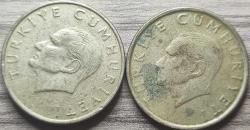 1997 Tedavül 10 Bin Lira Kalın İnce İkili Set