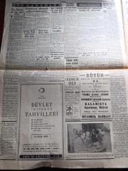 Cumhuriyet Gazetesi - 9 Ekim 1956 - Yunanistan bizimle arasında halise çıkarmaya çalışıyor - Ulubatlı Hasan tatbikatı başladı fotoğraf - dönüş alım satımına ait fiyatlar dün ilan edildi - Kıbrıs için Yunan propagandasına karşı sesimizi dünyaya duyuracağız - Şemsettin günaltay'ın Ege'de yaptığı seyahat kısmen hadiseli geçiyor - Osman Bölükbaşı iktidara geleceğinden %100 emin - İhtilastan sanık et balık kurumu Ticaret şefi Fuat Türker fotoğraf - Don Camillo'nun küçük alemi yazan Qureschi resimler Ali Ulvi Yazı Dizisi - Doğu illerimizde şeker Sanayii yazan Va Nü - Ankara İstanbul Radyosu Programı - Batı Trakya Türkleri ezilirken yazan Ömer Sami Coşar - atom bombası bundan 100 sene önce mi keşfedildi - Hava yolları Amerika'dan uçak satın alacak - bizde hekimlik ve hekimler yazan Burhan Felek - Türkiye İş Bankası'nın aşirefendi Ajansı açıldı - Fenerbahçe  Dinamo rövanş maçı fotoğraf - basketbol teşvik turnuvası başlıyor - Tamek Konserveleri  - Galatasaray Vefa maçına hazırlanıyor