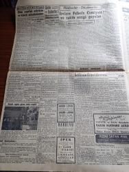 Cumhuriyet Gazetesi - 12 Haziran 1944 - Fransa'da ayaklanmalar yazan Nadir Nadi Başmakale - istila orduları karargaha Fransa'da - müttefikler Cherbourg'a 17 Km. yaklaştılar Montebourg'da Büyük bir savaş başladı - Alman müdafaa hatlarının arkalarına indirilen müttefik piyadeleri imha olundu - büyük Sovyet taarruzu - Finlandiya cephesinden fotoğraflar - Dün yapılan atletizm ve kürek müsabakaları - Askeri Vaziyet Yazan Emekli General H. Emir Erkilet Yazı Dizisi - Ankara'da dün yapılan at yarışları - Demirspor kulübünü yıldönümü - Taksim belediye Gazinosu yazlık pavyon açıldı- Sokaktan Gelen Kadın Yazan Esat Mahmut Karakurt Yazı dizisi - İsviçre felsefe cemiyeti ve takip ettiği gayeler yazan profesör Ziyaeddin Fahri Fındıkoğlu - Kurnaz adam yazan Burhan Felek - Almanların aldığı esirler - marsilya'da 1694 kişi öldü - De Gaulle Amerika'ya çağrıldı - Hasan kuvvet şurubu - Tablet Boyer ağrı kesici - bugünkü radyo programı - Bulmaca - Sadi Tek Tiyatrosu kuyruklu yıldız - Mareşal Stalin