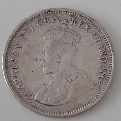 1921 KIBRIS BİRLEŞİK KRALLIK DÖRT BUÇUK (4,5) KURUŞ (PIASTRE) GÜMÜŞ ORİJİNAL MADENİ PARASI ÇOK NADİR K1M2A1