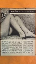 SALINCAK MODERN ERKEĞİN MAGAZİN DERGİSİ - SAYI: 3 26 KASIM 1966 SEHER ŞENİZ - GALADA BİR ÇIPLAK SEHER ŞENİZ - ARABİSTAN GECELERİ CAROL LINLEY - VAMP KADIN OLMAK İSTİYORUM TÜZİN MUSABAY - ÇEVİREN MARİU CAROSI - PATRON ZODIAK - PATRON ELYAN - YENGEMİZ URSULA ANDRESS - HONEYCHILE RIDER IAN FLEMING - YAZAR ROSA KLEBB - KORKUNÇ KADIN IRMA BUNT - KORKUNÇ KADIN HONEYCHILE RIDER - DENİZ VENÜSÜ TATIANA RAMONOVA - GİZLİ AJAN DOMINO - METRES CLAUDINE AUGER - FRANSIZ YILDIZ DANIELA BIANCHI - İTALYAN ARTİST NAJDA REGIN - KERİM BEY'İN SEVGİLİSİ MARTINE BESWICK - JAMAİKA GÜZELİ JILL MATERSON - ALTINA BATIRILAN KIZ EATON - JILL MATERSON TILLY MALLET - JILL'İN KIZKARDEŞİ TRACY - BOND'UN AŞKI HONOR BLACKMAN - PUSSY GALORE LOIS MAXWELL - MISS M GÜLBİN ERAY - SİNEMA ELEŞTİRİSİ SHIRLEY - BOND FİLMİ  - TAM TAKIM - 36 SAYFA