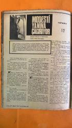 SALINCAK MODERN ERKEĞİN MAGAZİN DERGİSİ - 25 MART 1967 SAYI: 20 — SUAT YALAZ - GIOVANNI SCOGNAMILLO - ZERİYA KARADENİZ - NECDET RÜŞTÜ EFE - SUAVİ SUALP - YAŞAR KAVDIR - GÜZİN SAYAR - ELİF İNCİ - FERHAN ÜÇOĞLAR - M HASAN GÖKSU - FAZIL DURUKAN - GÜNGÖR ÖZSOY - GEORGE MIHALKE - MARY MOSE - CLAUDIA CARDINALE - MARIA TERESA GENTILINI POSTERİ - GISELLE - TRUFFLE - BRUNIG - THAMAR - MIKE DELGADO - WILLIE GARVIN - MODESTY BLAISE - KARZ - LIEBMANN - SARRAT - PETER O'DONNELL - CAYA DEVA - METRODA BİR MATMAZEL - KADINLAR VE MESLEKLER - İTALYAN SİNEMASININ YENİ VAMPI - CLAUDIA CARDINALE FOTOĞRAFLARI - MODESITY YANINA ÇAĞIRIYOR - AJANLARIN KAMPA KATILMASI - MACERA VE DÖVÜŞ SAHNELERİ - STRATEJİK SATRANÇ - HİNT EDEBİYATINDA AŞK - GITA GOVENDA ŞİİRİ - TAM TAKIM - 24 SAYFA