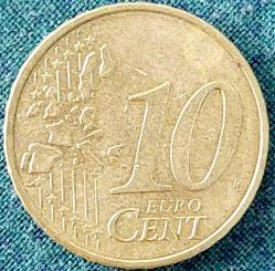 ALMANYA 10 Eurocent, 2002 ÇÇT  