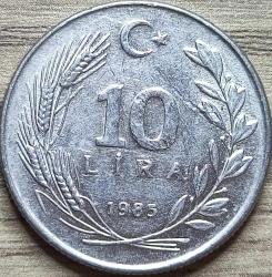 1985 Tedavül 10 Lira