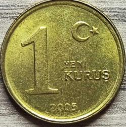 2005 Tedavül 1 Yeni Kuruş