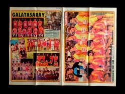 Galatasaray poster 1988 nostalji futbol gazete
