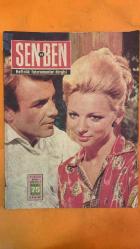 SEN BEN HAFTALIK FOTOROMANLAR DERGİSİ - 10 NİSAN 1967 SAYI: 1 — SEMA ÖZCAN - MARGARET LEE - MARILYN MONROE - GEORGE CUKOR - YVES MONTAND - JANE FONDA - VADIM - MAURICE CHEVALIER - KIRK DOUGLAS - ANNE BUYDENS - LIZ TAYLOR - RICHARD BURTON - MARLON BRANDO - CAROLL BAKER - MICHEL ROYER - ÖMER ŞERİF - LANA TURNER - ZSA ZSA GABOR - URSULA ANDRESS - JOHN DEREK - SAMMY DAVIS JR. - CEMA ÖZCAN - KORAY GÜNEY - IVET - POL PENAVANDA - SEMA ÖZCAN’DAN ÖZEL YAZI - HAFTANIN AŞK ADASI: İSKİYA’DA TUTKULU BİR MACERA - MARGARET LEE’NİN MARILYN MONROE İLE BAĞI VE DUBLÖRLÜK SERÜVENİ - HOLLYWOOD’DAN İTALYA’YA YILDIZLIK YOLCULUĞU - JANE FONDA’NIN ROMA ALIŞVERİŞİ - MAURICE CHEVALIER’İN SAHNEYE VEDA TARİHİ - KIRK DOUGLAS VE EŞİNDEN YİNE BOŞANMA HABERİ - LIZ TAYLOR İLK KEZ BURTON’SIZ SAHNEDE - CAROLL BAKER’DEN AŞK ÜZERİNE FİLM İÇİ YORUM - ÖMER ŞERİF’TEN KADINLARA AŞK VE ÖZGÜRLÜK ÜZERİNE TAVSİYELER - SEVEN UNUTMAZ FOTOROMANI - AŞK ADASI FOTOROMANI - AŞKA GİDEN YOLLAR FOTOROMANI - 32 SAYFA