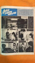SEN BEN HAFTALIK FOTOROMANLAR DERGİSİ - 10 NİSAN 1967 SAYI: 1 — SEMA ÖZCAN - MARGARET LEE - MARILYN MONROE - GEORGE CUKOR - YVES MONTAND - JANE FONDA - VADIM - MAURICE CHEVALIER - KIRK DOUGLAS - ANNE BUYDENS - LIZ TAYLOR - RICHARD BURTON - MARLON BRANDO - CAROLL BAKER - MICHEL ROYER - ÖMER ŞERİF - LANA TURNER - ZSA ZSA GABOR - URSULA ANDRESS - JOHN DEREK - SAMMY DAVIS JR. - CEMA ÖZCAN - KORAY GÜNEY - IVET - POL PENAVANDA - SEMA ÖZCAN’DAN ÖZEL YAZI - HAFTANIN AŞK ADASI: İSKİYA’DA TUTKULU BİR MACERA - MARGARET LEE’NİN MARILYN MONROE İLE BAĞI VE DUBLÖRLÜK SERÜVENİ - HOLLYWOOD’DAN İTALYA’YA YILDIZLIK YOLCULUĞU - JANE FONDA’NIN ROMA ALIŞVERİŞİ - MAURICE CHEVALIER’İN SAHNEYE VEDA TARİHİ - KIRK DOUGLAS VE EŞİNDEN YİNE BOŞANMA HABERİ - LIZ TAYLOR İLK KEZ BURTON’SIZ SAHNEDE - CAROLL BAKER’DEN AŞK ÜZERİNE FİLM İÇİ YORUM - ÖMER ŞERİF’TEN KADINLARA AŞK VE ÖZGÜRLÜK ÜZERİNE TAVSİYELER - SEVEN UNUTMAZ FOTOROMANI - AŞK ADASI FOTOROMANI - AŞKA GİDEN YOLLAR FOTOROMANI - 32 SAYFA