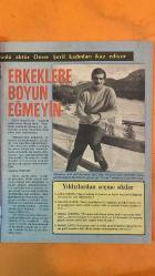 SEN BEN HAFTALIK FOTOROMANLAR DERGİSİ - 10 NİSAN 1967 SAYI: 1 — SEMA ÖZCAN - MARGARET LEE - MARILYN MONROE - GEORGE CUKOR - YVES MONTAND - JANE FONDA - VADIM - MAURICE CHEVALIER - KIRK DOUGLAS - ANNE BUYDENS - LIZ TAYLOR - RICHARD BURTON - MARLON BRANDO - CAROLL BAKER - MICHEL ROYER - ÖMER ŞERİF - LANA TURNER - ZSA ZSA GABOR - URSULA ANDRESS - JOHN DEREK - SAMMY DAVIS JR. - CEMA ÖZCAN - KORAY GÜNEY - IVET - POL PENAVANDA - SEMA ÖZCAN’DAN ÖZEL YAZI - HAFTANIN AŞK ADASI: İSKİYA’DA TUTKULU BİR MACERA - MARGARET LEE’NİN MARILYN MONROE İLE BAĞI VE DUBLÖRLÜK SERÜVENİ - HOLLYWOOD’DAN İTALYA’YA YILDIZLIK YOLCULUĞU - JANE FONDA’NIN ROMA ALIŞVERİŞİ - MAURICE CHEVALIER’İN SAHNEYE VEDA TARİHİ - KIRK DOUGLAS VE EŞİNDEN YİNE BOŞANMA HABERİ - LIZ TAYLOR İLK KEZ BURTON’SIZ SAHNEDE - CAROLL BAKER’DEN AŞK ÜZERİNE FİLM İÇİ YORUM - ÖMER ŞERİF’TEN KADINLARA AŞK VE ÖZGÜRLÜK ÜZERİNE TAVSİYELER - SEVEN UNUTMAZ FOTOROMANI - AŞK ADASI FOTOROMANI - AŞKA GİDEN YOLLAR FOTOROMANI - 32 SAYFA