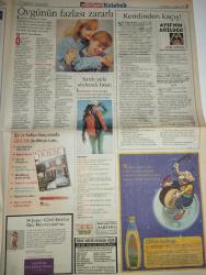 HÜRRİYET KELEBEK GAZETESİ -5 Şubat 1997-Ayşe Arman-Yasemin boran-gündüz Tezmenle sağlık-güzin abla-Şirin alışverişte-Güngörmüşler-fatoş-bizimkiler-dedektif  nik-püf noktası-günün filmleri-vaclav havel-Dagmar veskronava-Marmara-ilaçla zayıflama da tehlikeli sinyaller-merak ettikleriniz-Elif dağdeviren-sayı Avva-Örgününün fazlası zararlı-kendinden kaçış-house dergisi-yudum yağ-Cengiz Semercioğlu-Hayat ağacı-tatlı Kaçıklar-dullar Pansiyonu-herkül-soluk kesen maceralar-sayfa sayısı dörttür