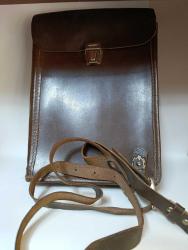 ORİJİNAL DÖNEM ÜRÜNÜ SOVYETLER BİRLİĞİ RUS KIZIL ORDU SUBAY DERİ ÇANTASI