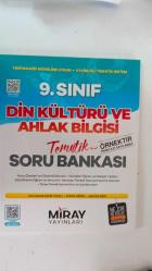 9.SINIF DİN KÜLTÜRÜ VE AHLAK BİLGİSİ TEMATİK SORU BANKASI